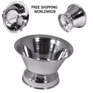 Shaving Bowl for barber Shaving Deluxe Mugs & Bowls Lather Bowl stainlesssteel