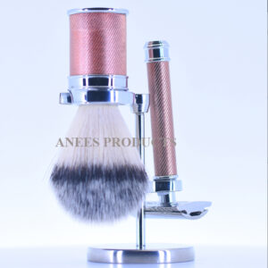 Professional Stainless Steel Chrome Finished Shaving Brush & Safety Razor Stand