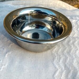 SHAVING BOWL STAINLESS STEEL