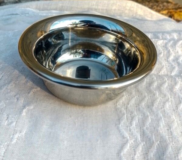 SHAVING BOWL STAINLESS STEEL