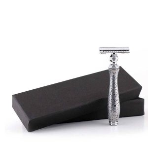 Antique Double Edge Safety Razor Silver